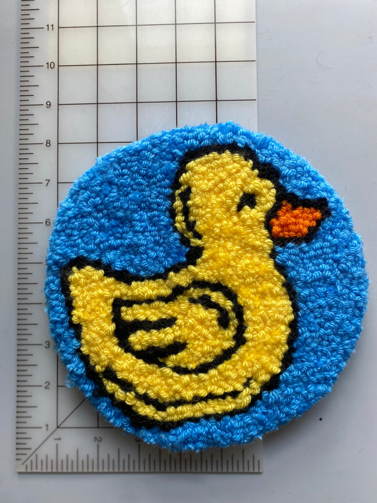 Duck! 8.5” Hand Tuft Carpet Bong/Pipe Display