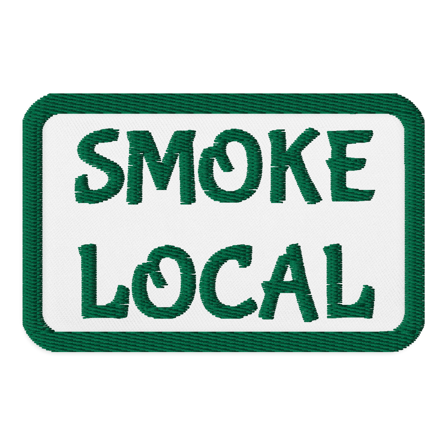 Smoke Local Embroidered Patch